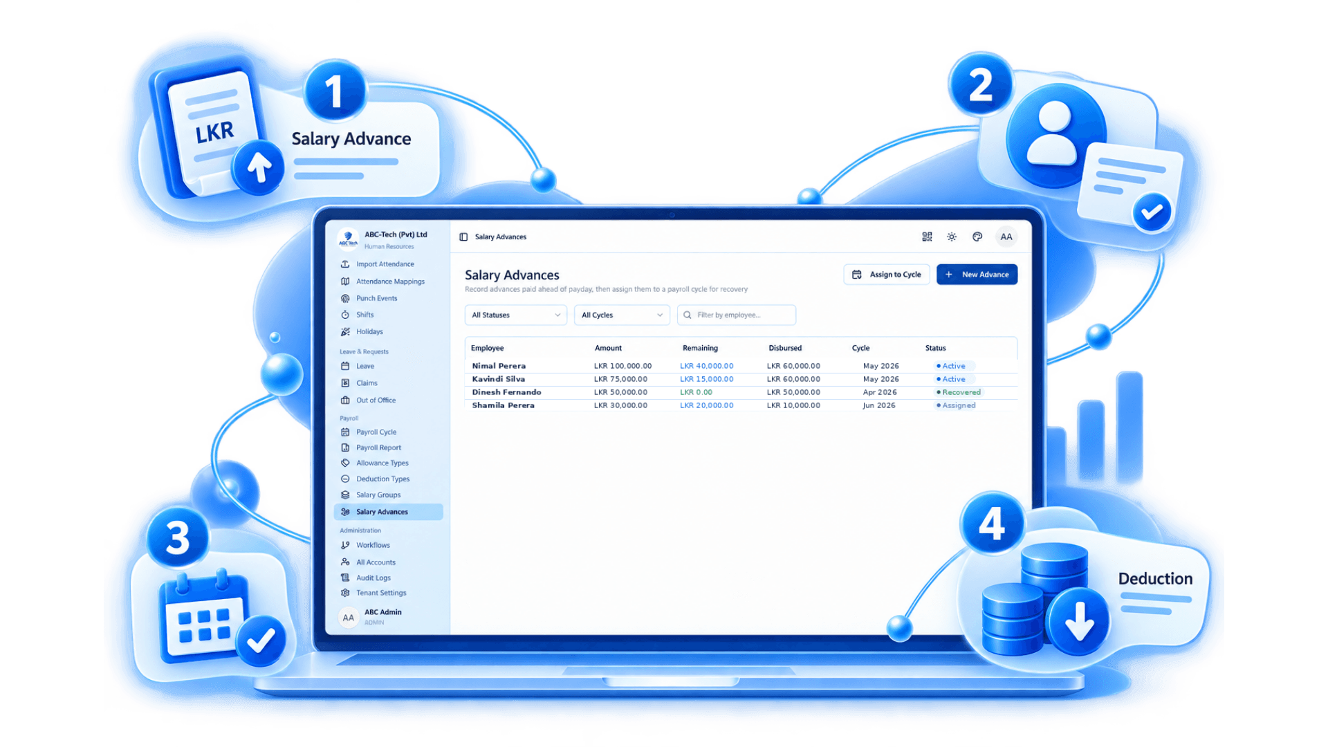 Keep Salary Advances Simple and Organized